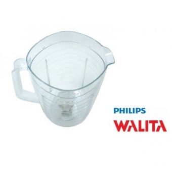 Copo Philips Walita para liquidificador RI2134, RI2135 e RI2137, sem a capa da alça e tampa.