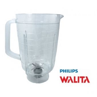 Copo Philips Walita para liquidificador RI2134, RI2135 e RI2137, sem a capa da alça e tampa.