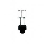 Batedor Duplo Preto Original Philips Walita Com Adaptador para Mixer RI1364 e RI1366
